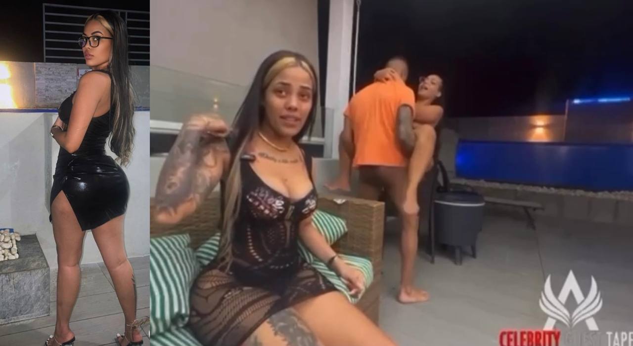 Mami Kim watches her friend get fucked outdoors