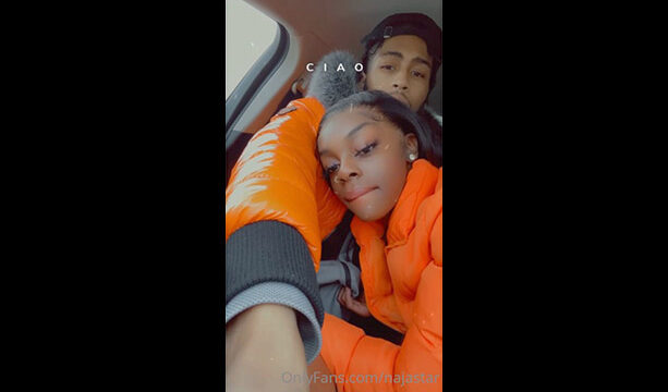 Skinny Bitch sucking and riding in the Car